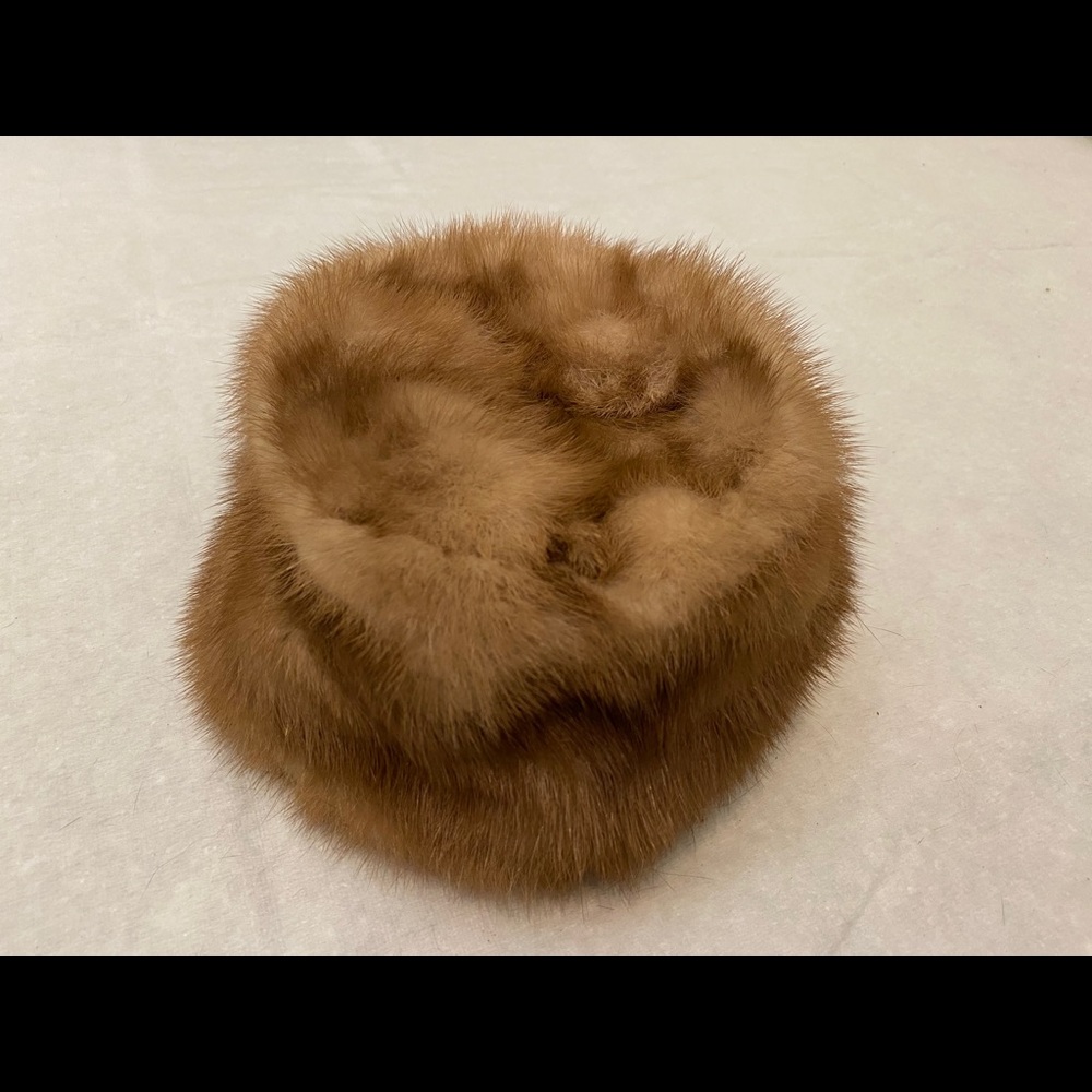Vintage mink fur hat